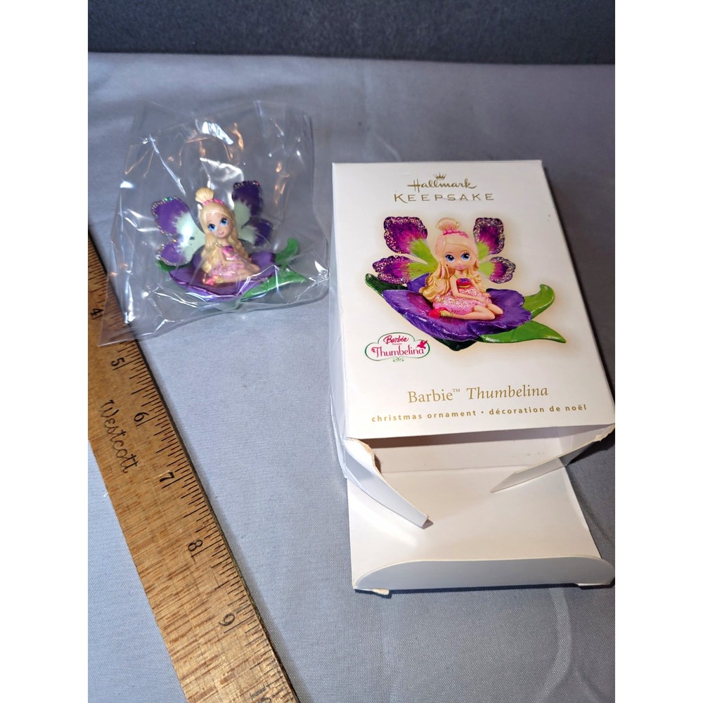 Hallmark Keepsake Barbie Thumbelina Christmas Ornament 2009 QXI3435